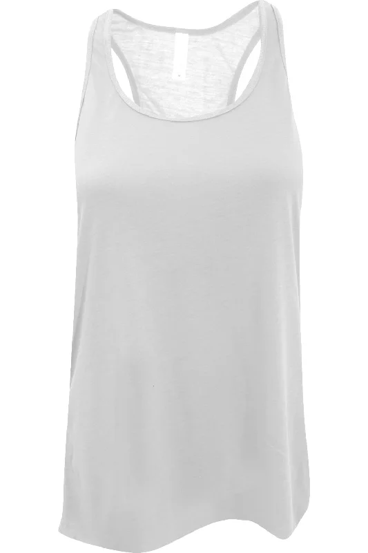 Bella Ladies/Womens Flowy Racerback Tank Top Brand Name Clothing Discount Extravaganza