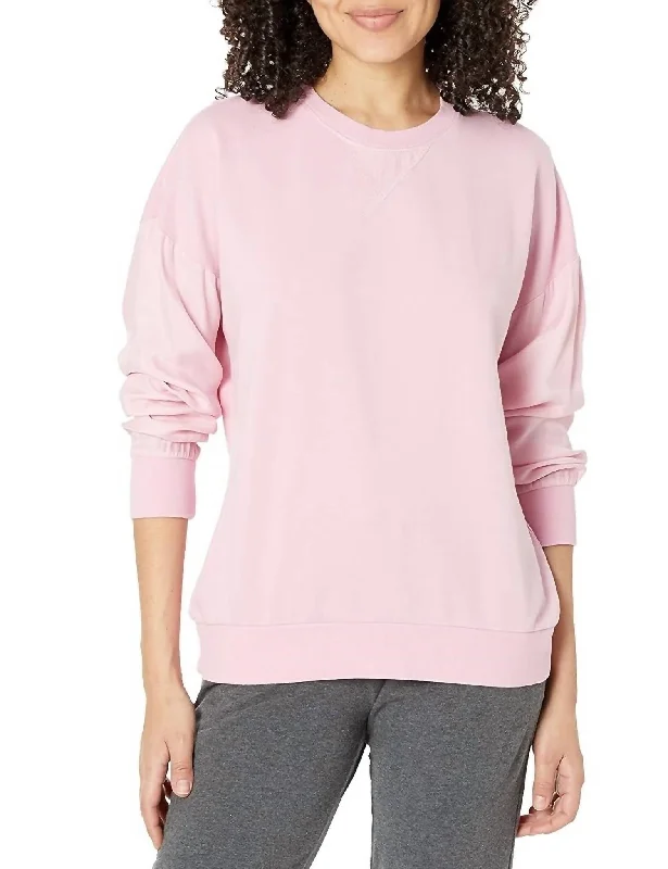 Bella's Ball Long Sleeve Pajama Shirt In Lilac Rose Day-To-Night Styles