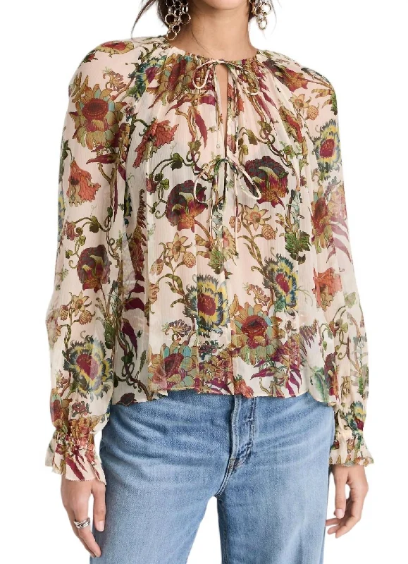 Bernadette Blouse In Freesia Limited Stock, Big Discounts