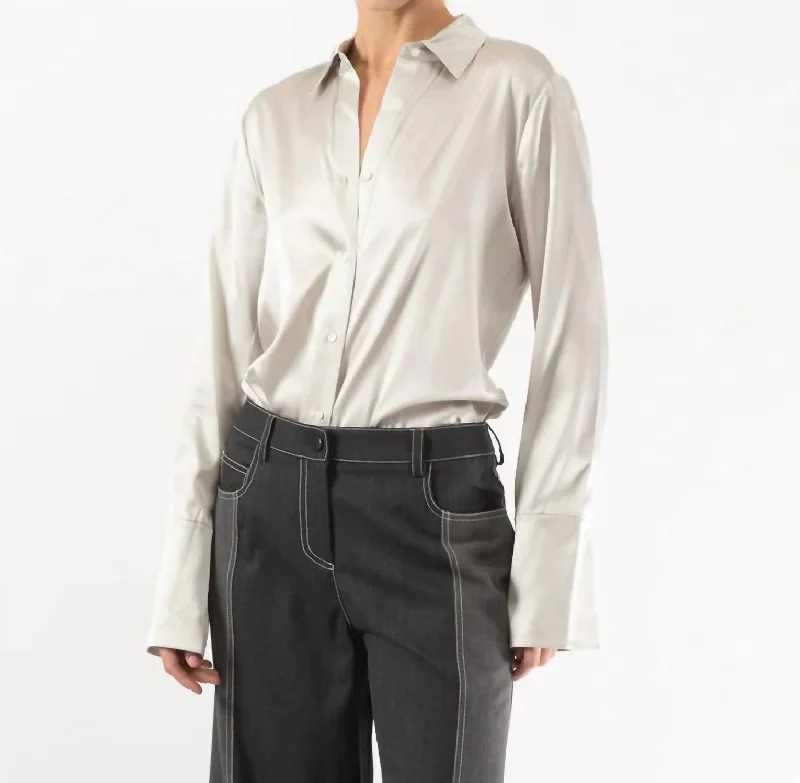 Bessette Shirt In Platinum Budget Saver