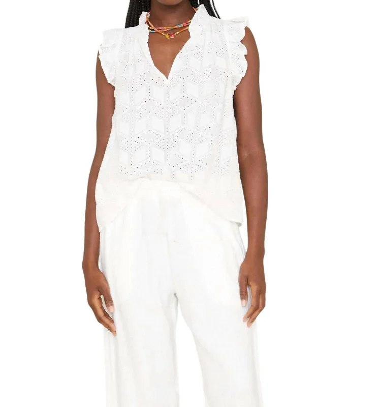 Bex Top In White Travel Essentials