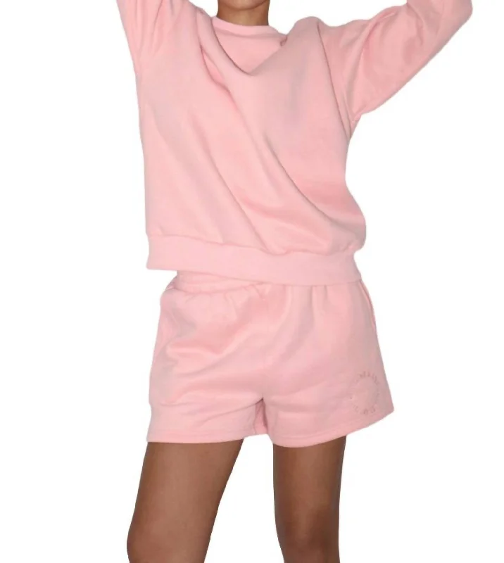 Blushing Sweatshirt In Pink Clearance Event