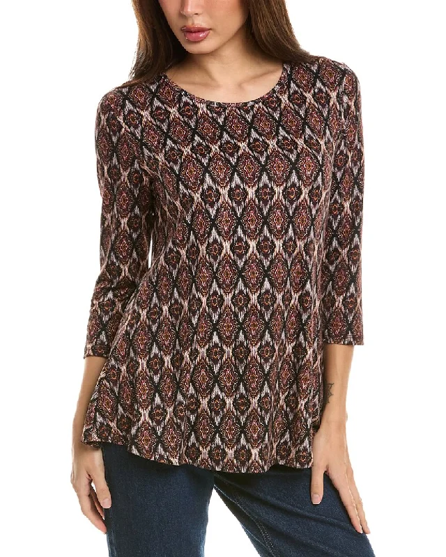 Bobeau 3/4-Sleeve Swing Top Elevate Your Wardrobe