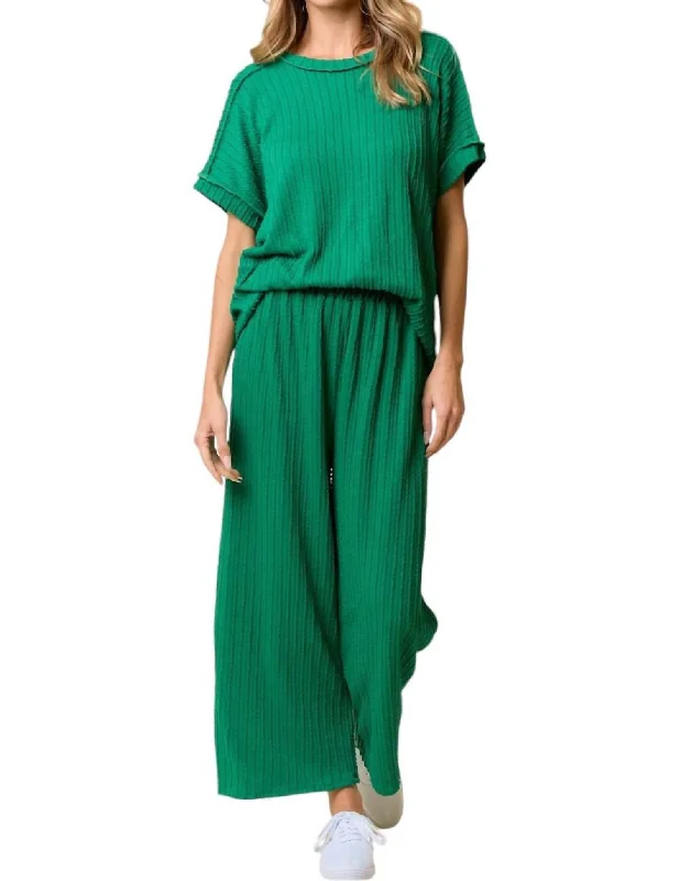 Boho Breeze Set In Kelly Green From Casual To Classy