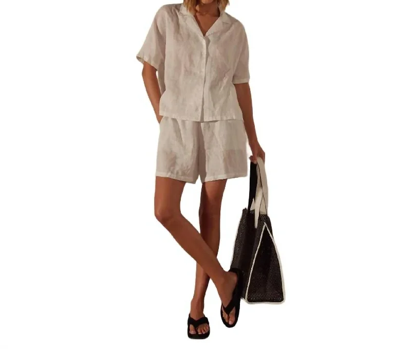 Boxy Shirt In White Your Timeless Wardrobe Awaits