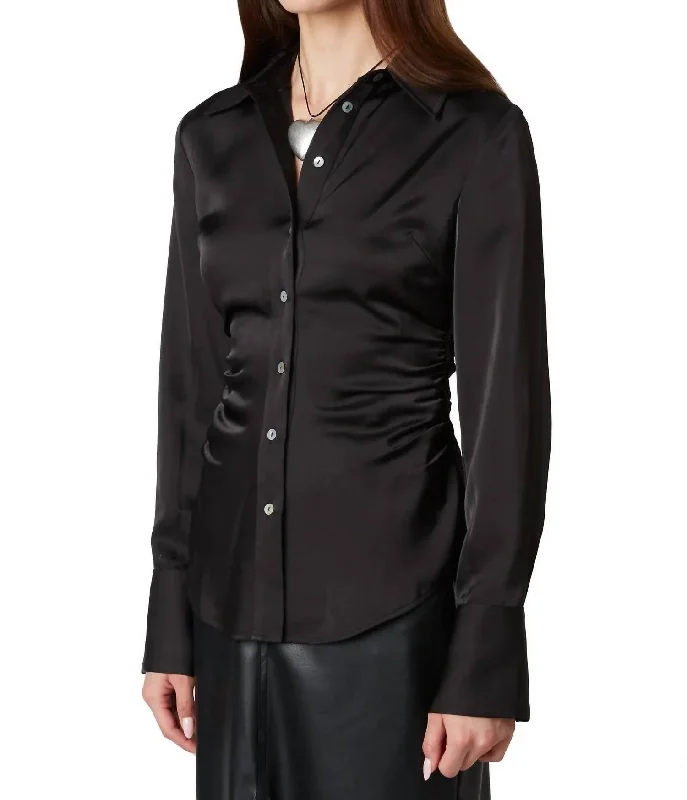 Briar Shirt In Black Contemporary Chic