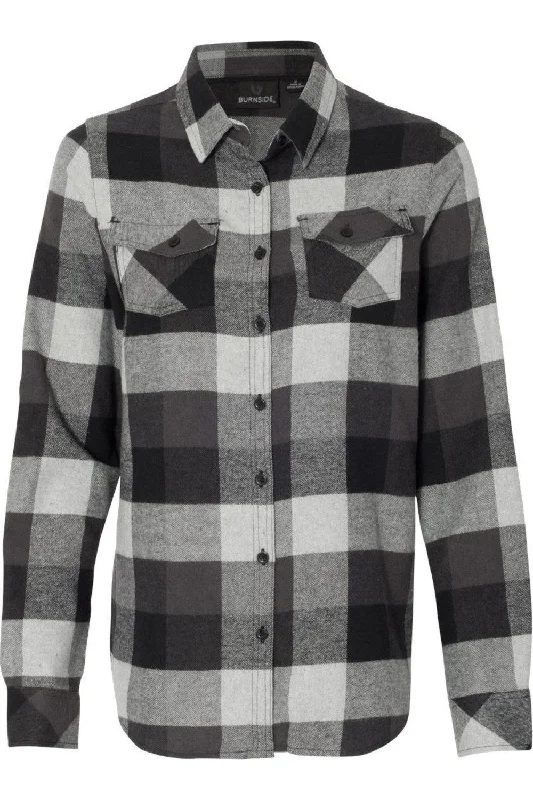 Burnside Women´s Yarn-Dyed Long Sleeve Flannel Shirt Cool Prices