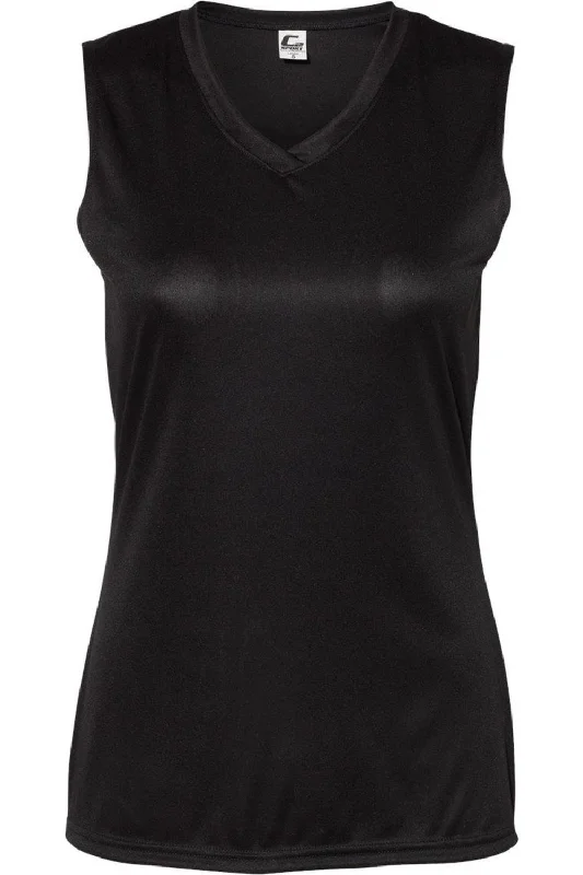 C2 Sport Women´s Sleeveless V-Neck T-Shirt Casual Elegance