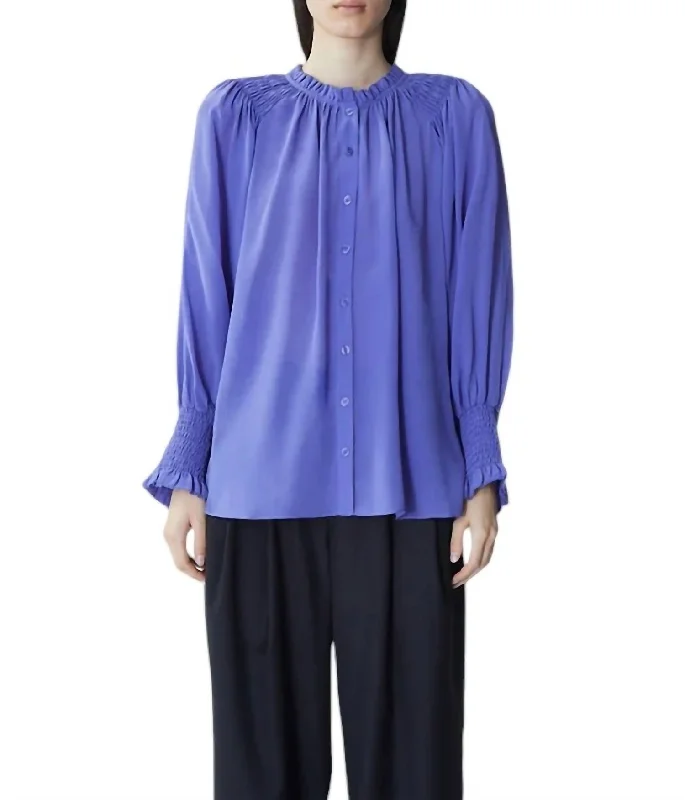 Cabrera Julieta Blouse In Violet Massive Savings