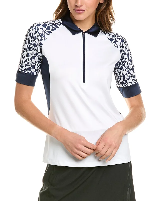 Callaway Two-Tone Geo Polo Shirt Get The Latest Trends