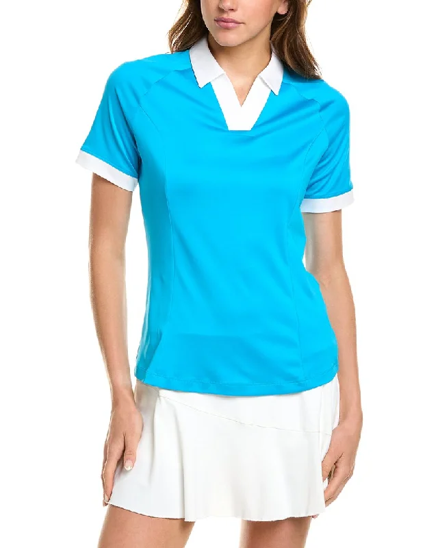 Callaway V-Placket Colorblock Polo Shirt Durable Fashion Picks