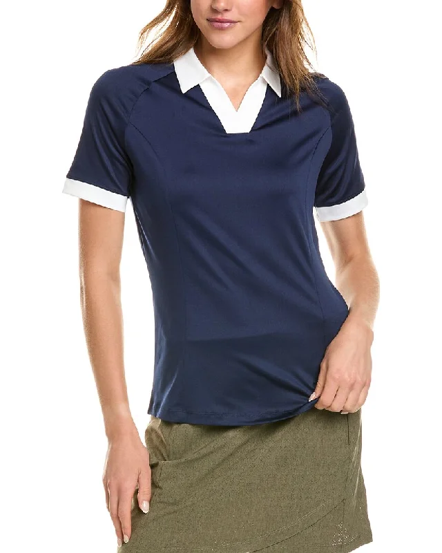 Callaway V-Placket Colorblock Polo Shirt Unleash Your Trendy Side