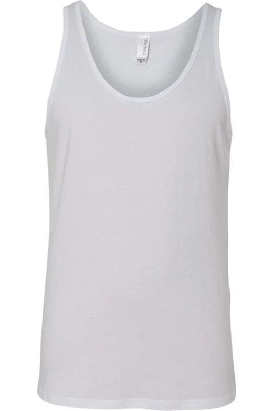 Canvas Womens/Ladies Jersey Sleeveless Tank Top Chic Styles