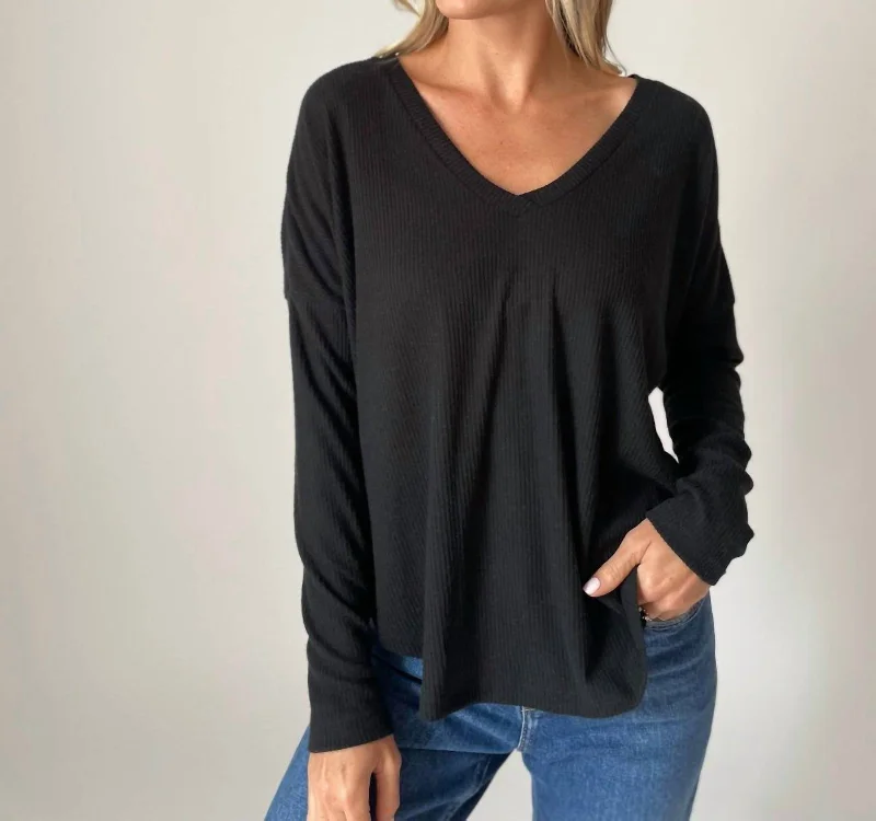 Cecelia Top In Black Designer Wear On Sale