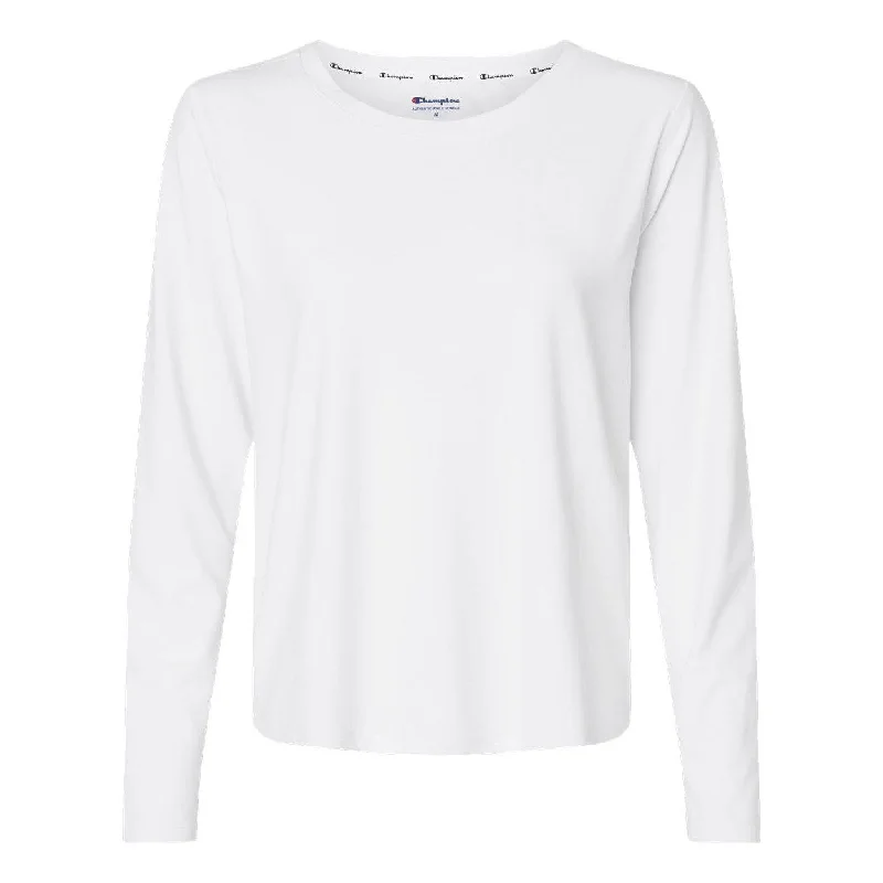 Champion Women's Sport Soft Touch Long Sleeve T-Shirt Chic Sophistication