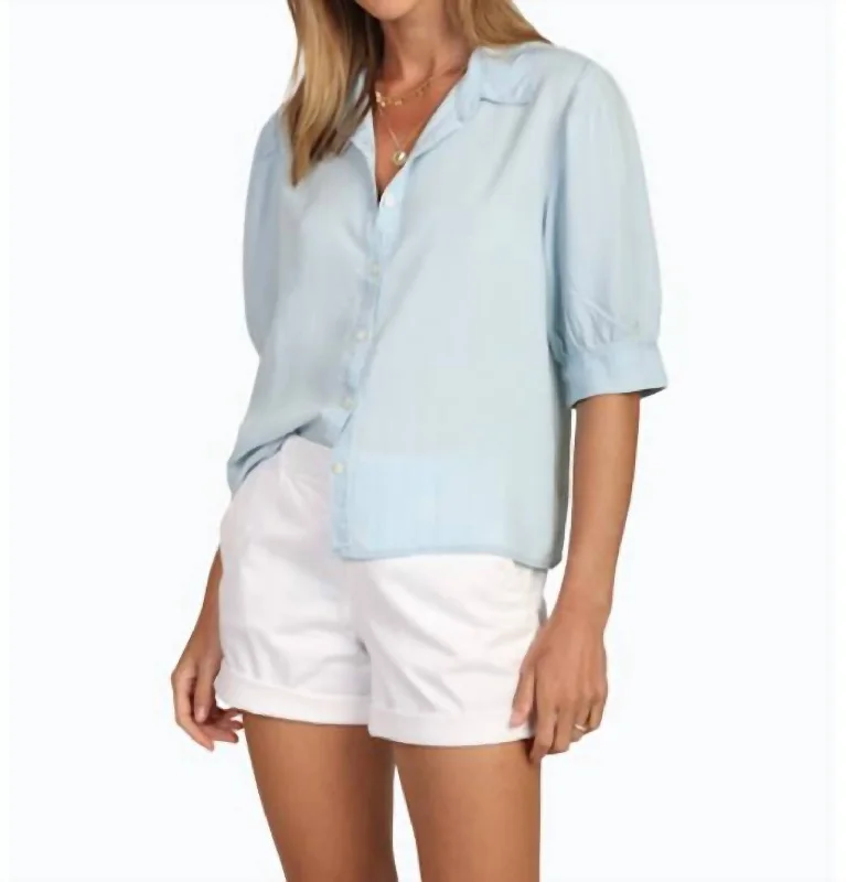 Chloe Shirt In Blue Season Sale