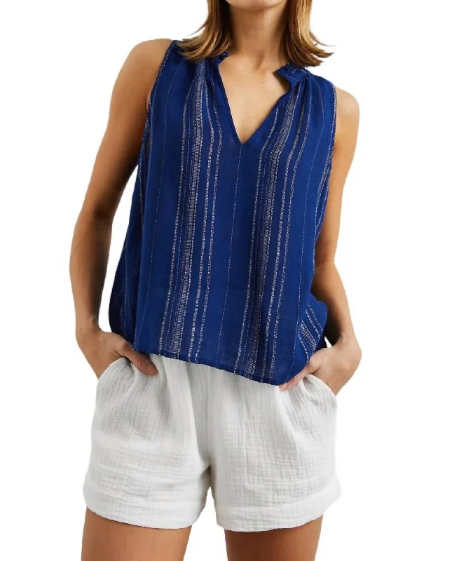 Christy Tank Top In Noja Stripe Trend Alert