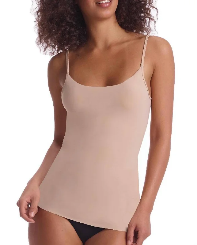 Classic Cami In Beige Timeless Elegant