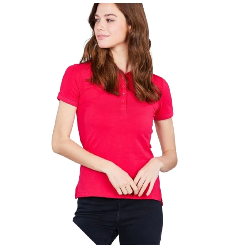 Classic Jersey Spandex Polo Top Save On Inspired Styles