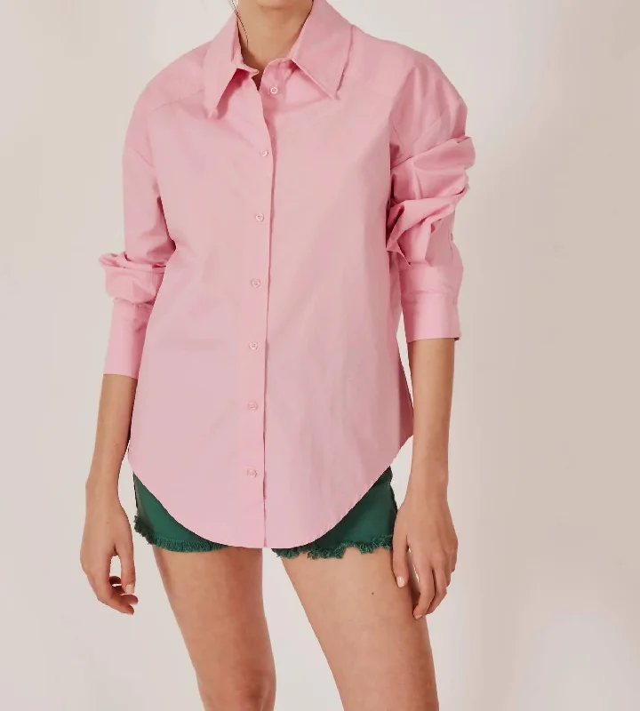 Clero Shirt In Pink Daily Deals