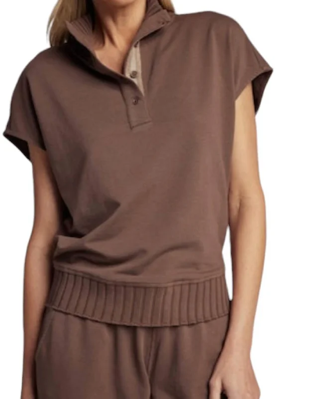 Clove Pullover In Coco Effortless Sophistication