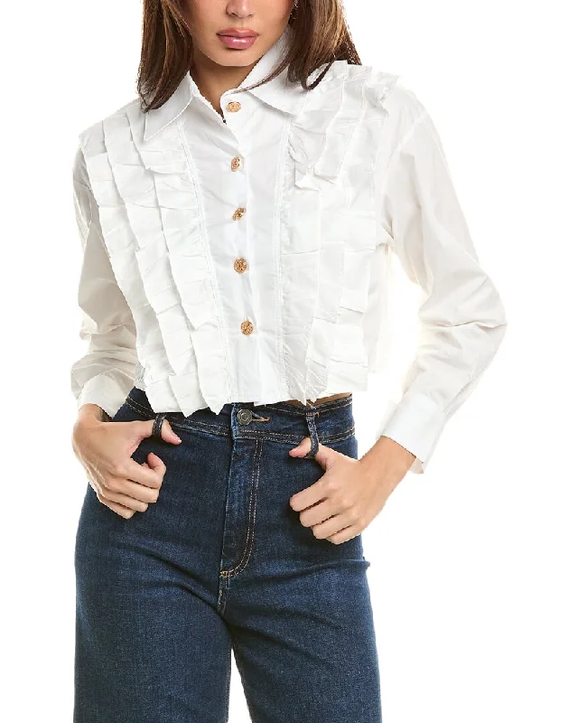 Colette Rose womens  Blouse, M, White The Epitome Of Modern Women's Fashion