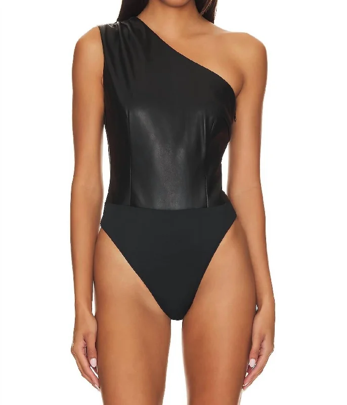 Crisanta Bodysuit In Black Discover Promotions