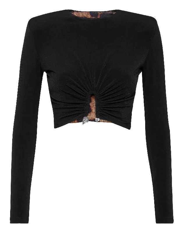 Cropped Top LS Fashion Forward Outfits