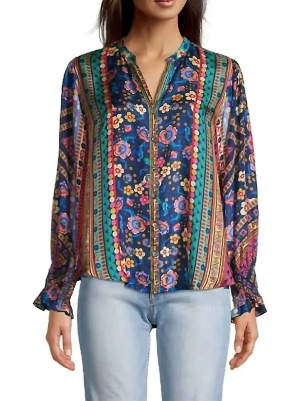 Cruz Tamisha Blouse In Multi Chic And Trendy