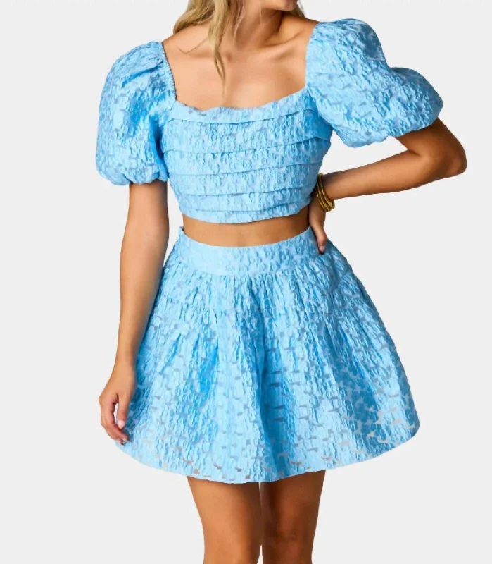 Cutie Two-Piece Set In Hyacinth Special Occasion Wear