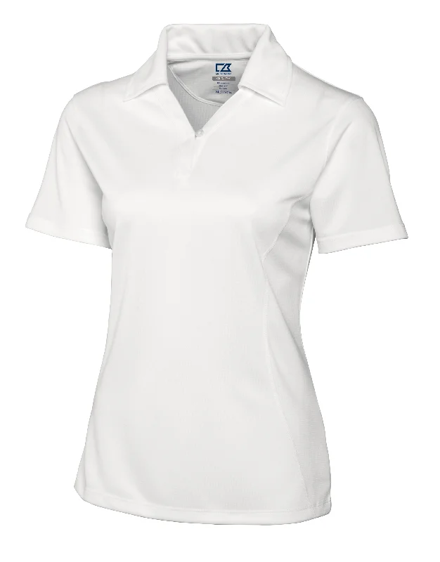 Cutter & Buck CB Drytec Genre Textured Solid Womens Polo Shirt Essentials On Sale