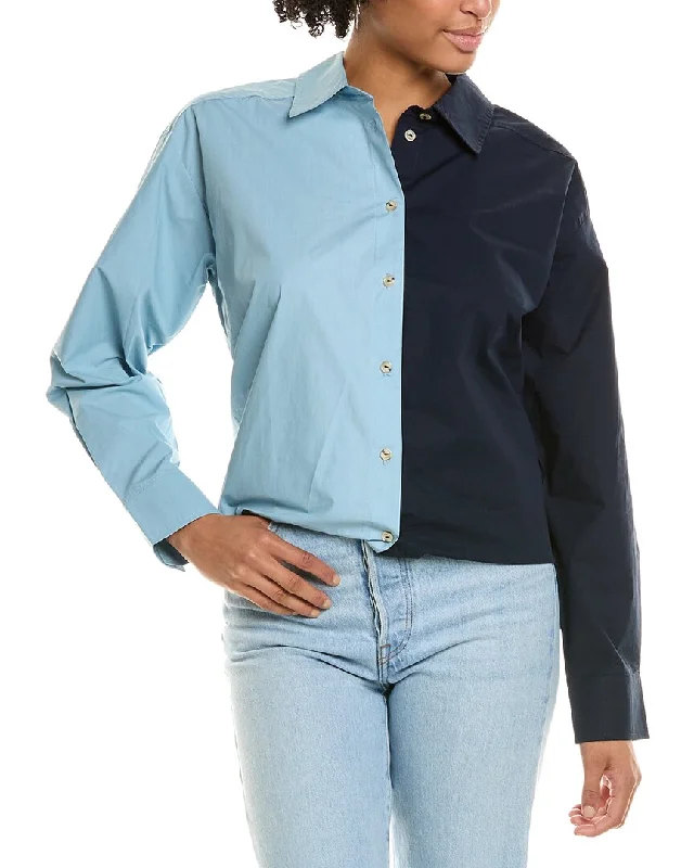 DONNI. Duo Pop Button-Down Shirt Seasonal Trends