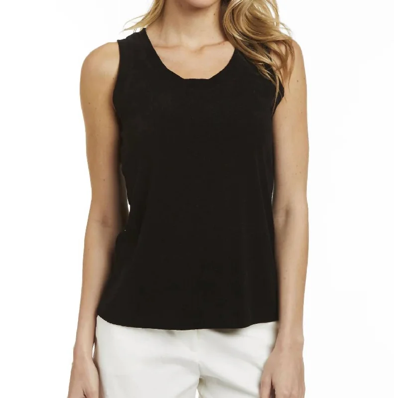 Elle Tank Top In Black Hot Deals