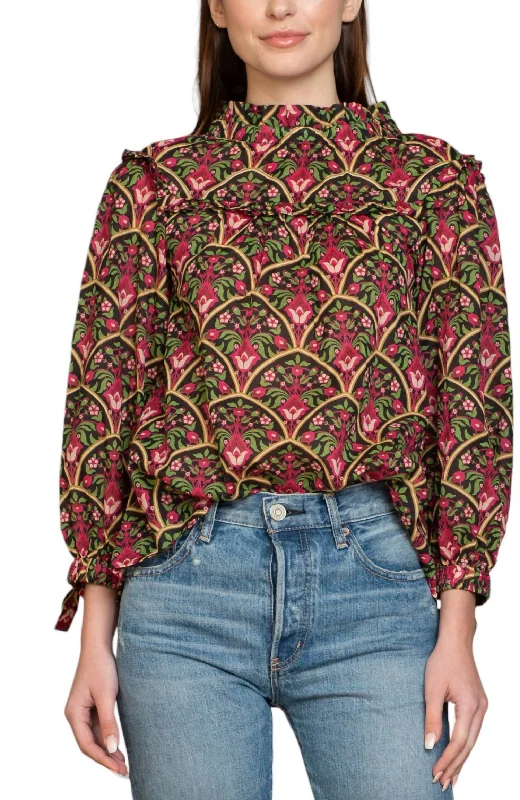 Emma Top In Moroccan Multi Seasonal Fashion