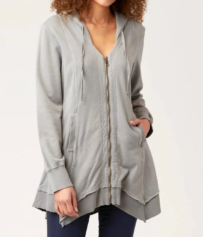 Fleece Merchantile Jacket In Quarry Pigment Innovate Your Wardrobe