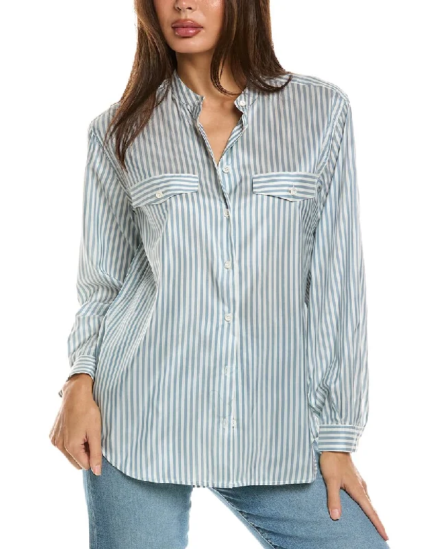 FRAME Denim Femme Silk Shirt Flowy Fabric