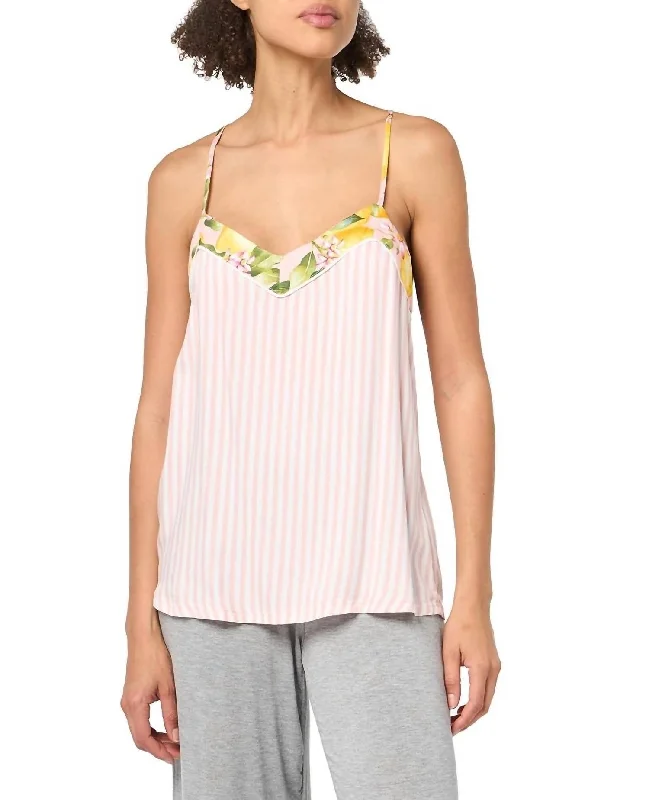 Full Bloom Cami In Pink Dream Contemporary Elegance