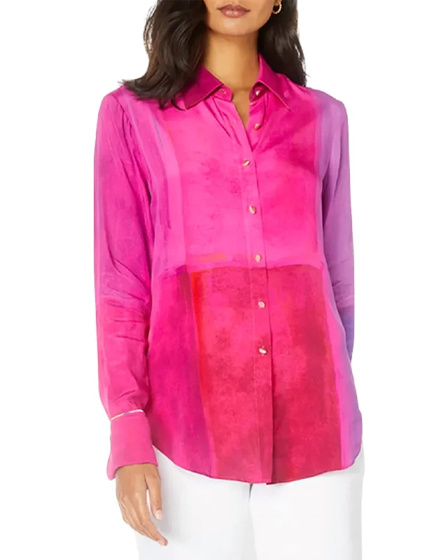 Gabriela Shirt In Magenta Best Deals Of The Season