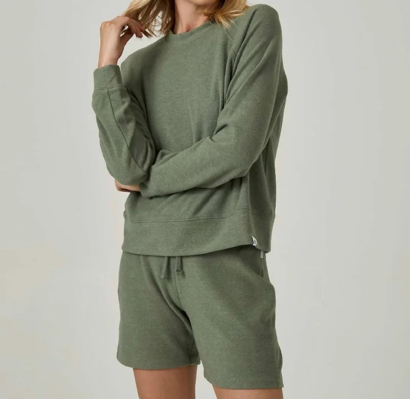 Generation Crewneck Pull Over In Sage Evening Elegance