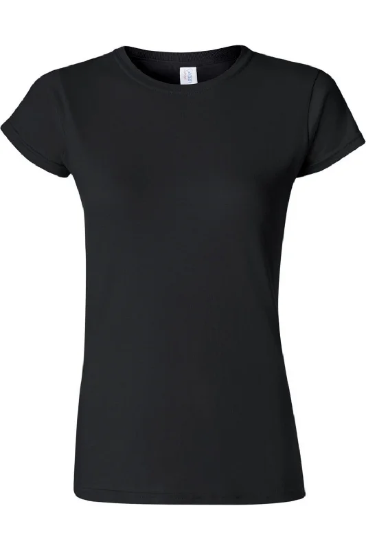 Gildan Ladies Soft Style Short Sleeve T-Shirt Trendy Threads