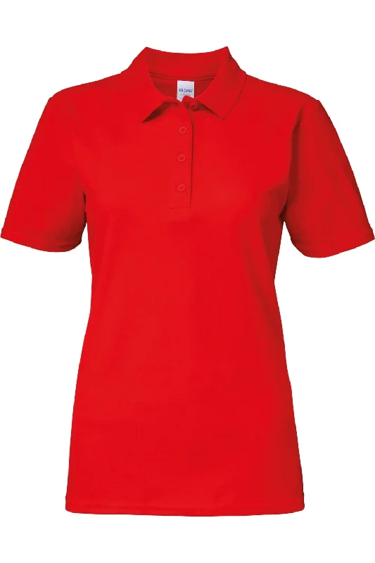 Gildan Softstyle Womens/Ladies Short Sleeve Double Pique Polo Shirt Style Your Wardrobe