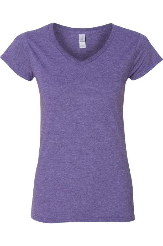 Gildan Softstyle Womens V-Neck T-Shirt Buy More, Save More