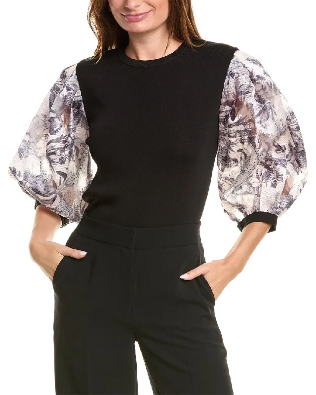 Gracia Floral Print Puff Sleeve Top Special Offer