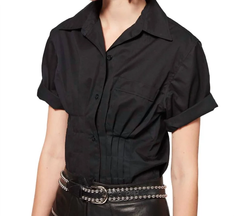 Gramy Shirt In Black Evening Elegance