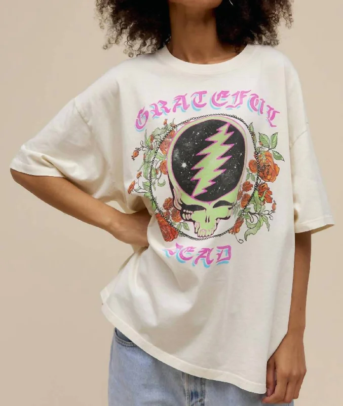 Grateful Dead Space Your Face Tee In Stone Vintage Flash Sale Fever