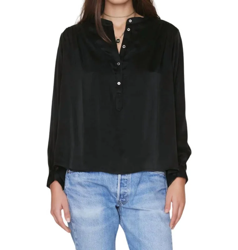 Greer Top In Black Classic Women's Fashion