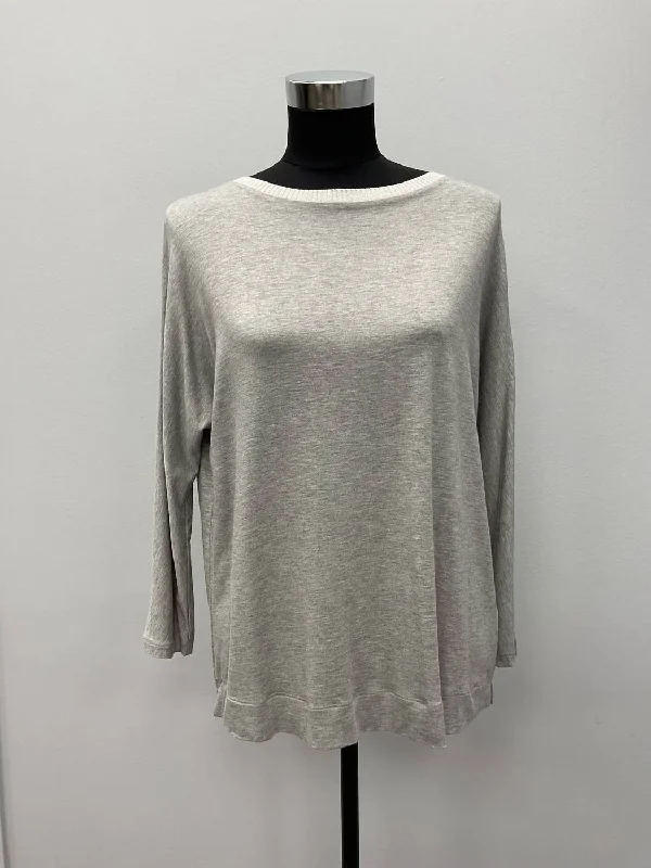 Grey Lurex L/s Shirt Mid Season Sale