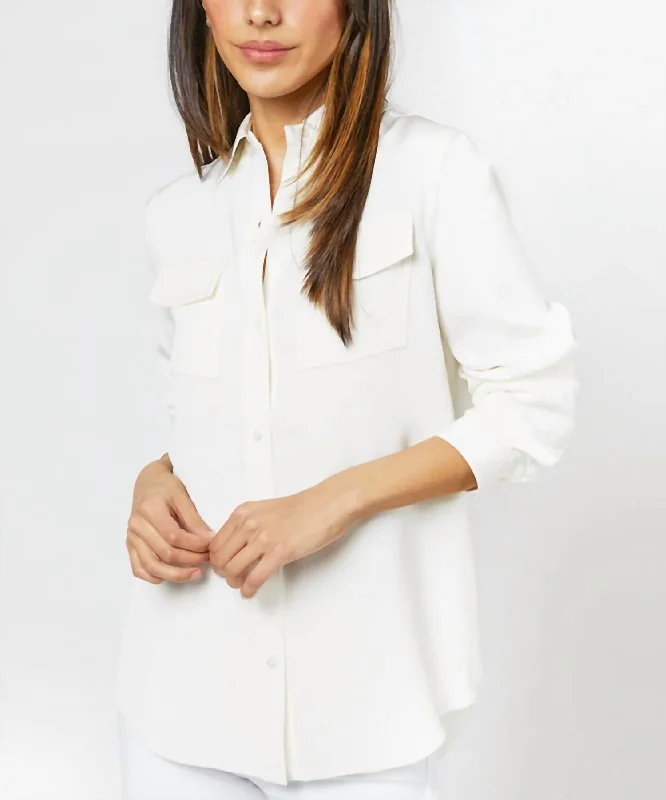 Hannah Blouse In Ivory Chic Trends For The Fashion Savvy