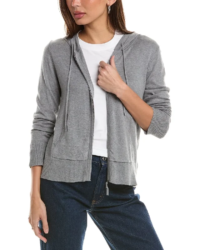 Hannah Rose Cashmere-Blend Zip Hoodie Get The Latest Trends