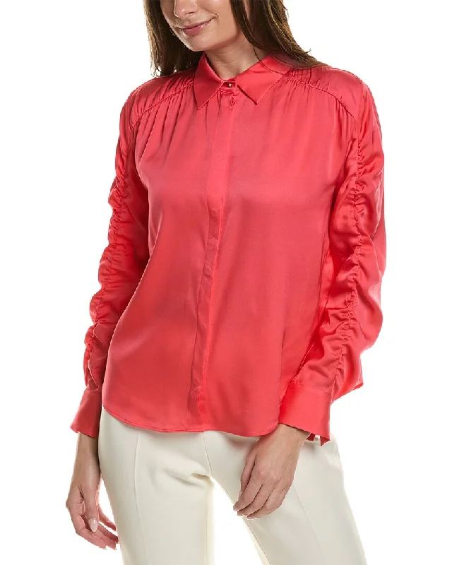 Hugo Boss Berwa Silk-Blend Top The Good Stuff